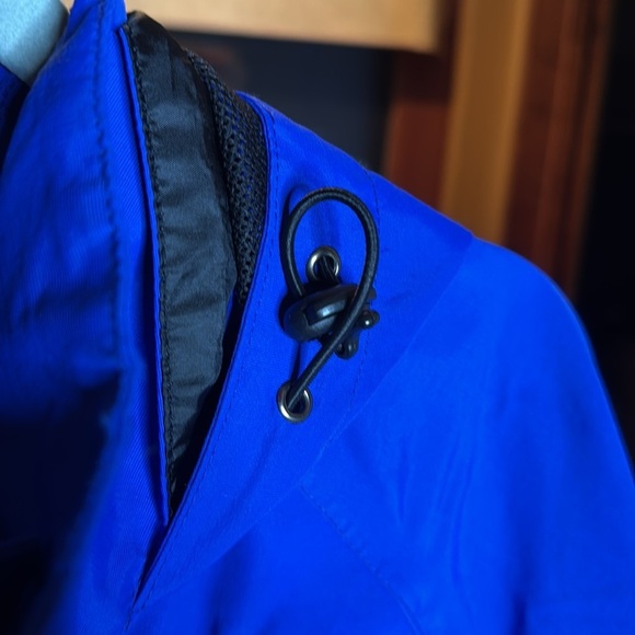 Denali Rain Jacket Mens Blue Size Large Waterproof Breathable Rainwear - Picture 9 of 13